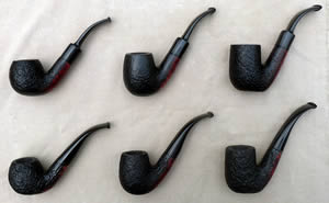 Three shapes in sandblast Taper or Saddle mouthpiece